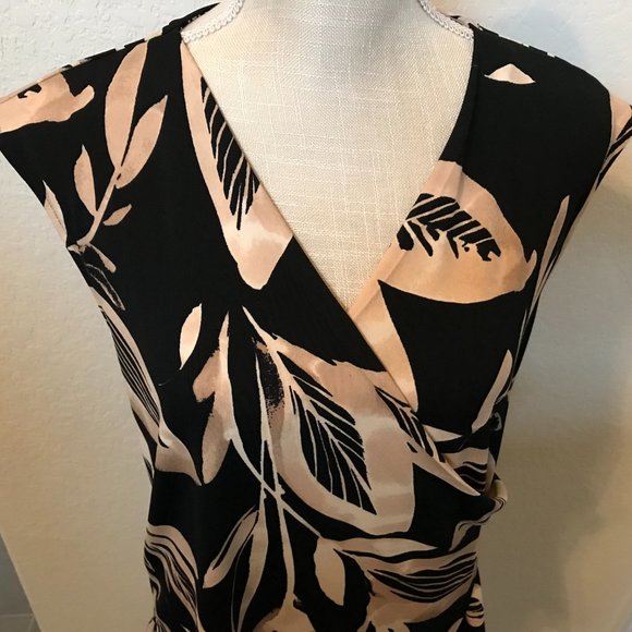 ALFANI | Watercolor Palm Wrap - Top S & M - Picture 6 of 10